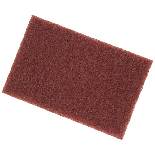 -------------------------------------------------------------- 画像はイメージです。 ※ PC環境により実際の色味や質感と異なって表示される場合がございます。 ※ 部品・パーツなどの一部の商品では本体の商品画像を使用しております。 ※ 製品の仕様・画像・パッケージは、メーカー側から予告なく変更される場合があります。 -------------------------------------------------------------- 屋内外のサビ・汚れ落としに最適です。【用途】鏡面仕上げ前の仕上げ研磨、シンクの汚れ取り、ガラス・レンジ窓の汚れ落とし。【機能】オープン構造のナイロン不織布使用で、目詰まりしにくく、安定した研磨が可能です。柔軟性と弾力性があり、曲面にもなじみやすく、均一な研磨が可能です。水や油にも強く、工業用洗剤などとの併用もでき、より効率よく作業が可能です。太いナイロン繊維の不織布内部まで砥粒が含浸されているので、一定の研磨力が持続します。【仕様】サイズ：150×230mm。極細目。粒度：2500・研磨砥粒付。カラー：茶。入数：1枚。■注意事項・その他ご使用前にはさしつかえない部分でお試し下さい。光沢のあるもの、また傷がつくと困る場所には絶対に使用しないでください。エアー工具、電動工具などへ取り付けてのご使用はしないでください。 【#177】