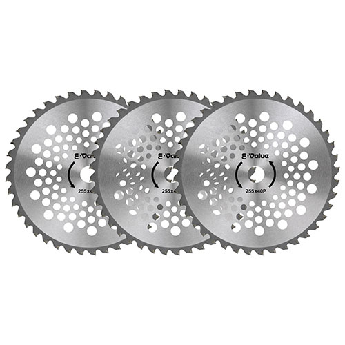 軽量タイプチップソー 3枚組 ETT-255mm×40P×3P