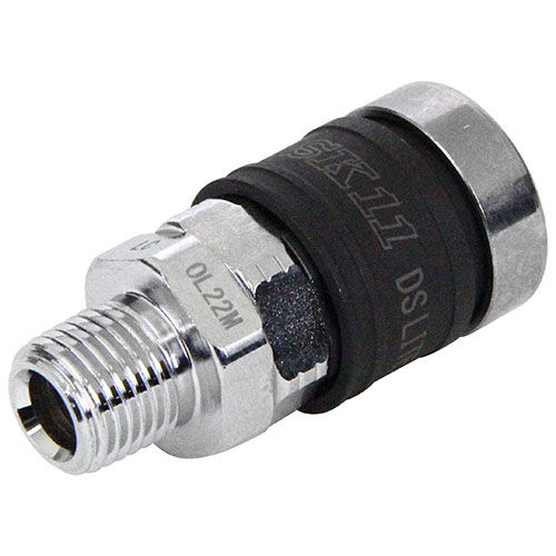 ワンタッチエアソケット ロックキャップ付き AS-38N 2M