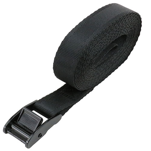 カムバックル式荷締ベルト ブラック BT-254BK