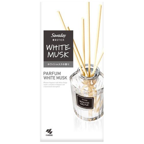 小林製薬 Sawaday 香るStick パルファム ホワイトムスク 本体 70ml 小林製薬 Sawaday 香るStick パルファム ホワイトムスク 本体 70ml