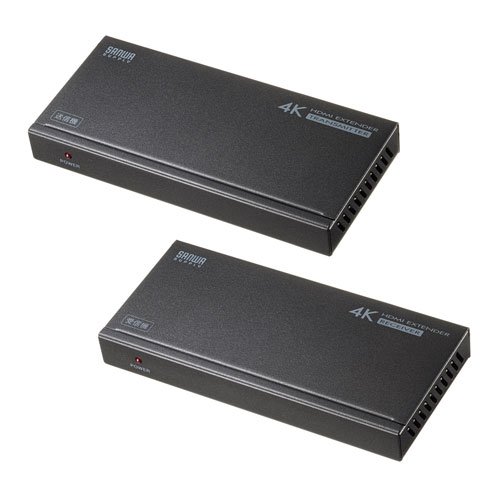 サンワサプライ HDMIエクステンダー 4K対応 120m延長 VGA-EXHDPOC