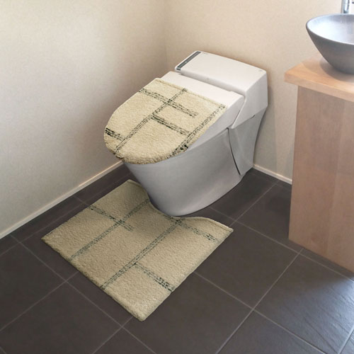 オカトー kieto トイレマット 55×60cm アイボリー