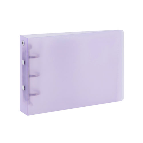 ナカバヤシ my Pick フォトバインダー L判 3穴 10P 20枚収納 バイオレット MP-PLY-20-V