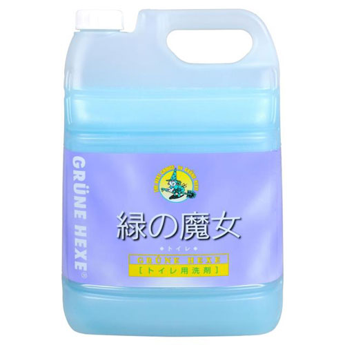 ミマスクリーンケア 緑の魔女 トイレ 5L 業務用 トイレ 洗剤 トイレ用 掃除 液体洗剤 中性 手に優しい エコ洗剤 便器掃除 黒ずみ トイレ洗剤 黄ばみ