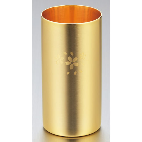 霜龍器物金の贅桜18-8ステンレス...