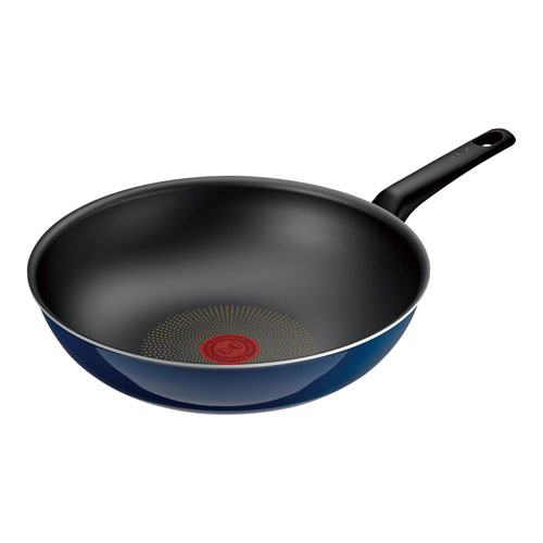 Titanium Fry Pans - ロイヤルブルー インテンス ウォックパン 28cm D53319