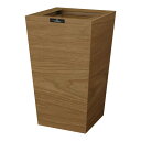 橋本達之助工芸 バスク ダストBOX スクエア L角 ブラウン(3)