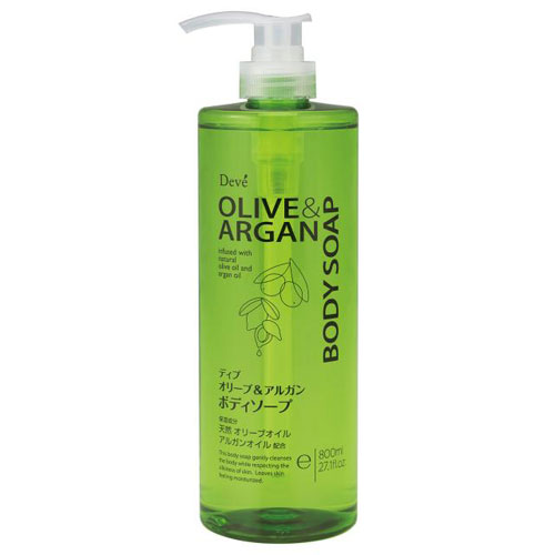 熊野油脂 ディブ オリーブ&アルガン ボディソープ 本体 800ml