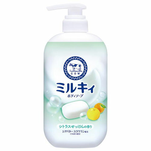 Rakuten - 牛乳石鹸 ミルキィボディソープ シトラスせっけんの香り ポンプ 500ml