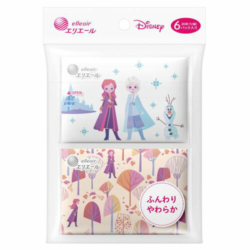 大王製紙 エリエール ディズニーデザイン ポケット キッズ 12組*6パック入