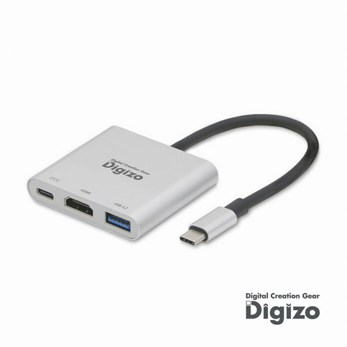 プリンストン PRINCETON USB PD65W対応 Type-C HDMI変換アダプター PUD-PDC1HA
