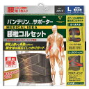 興和新薬 バンテリンコーワサポーター 腰椎コルセット ブラック 大きめ...(4)