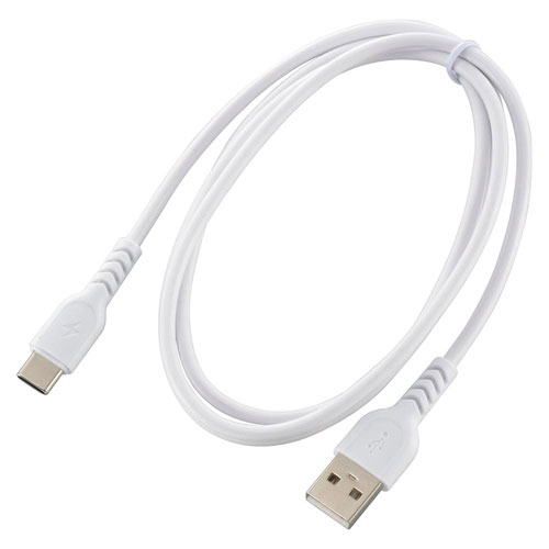 オーム電機 AudioComm USB-A to USB-C 1m ホワイト 01-7322 オーム電機 AudioComm USB-A to USB-C 1m ホワイト 01-7322