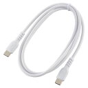 オーム電機 AudioComm PD対応 USB-C to USB-C 1m ホワイト 01-7329