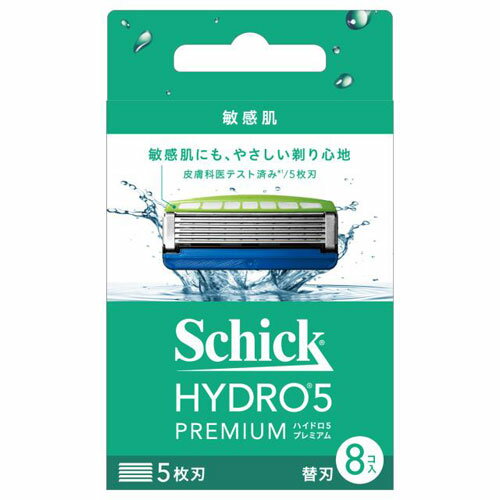 シック ハイドロ5 プレミアム 敏感肌 替刃 8個入 シック ハイドロ5 プレミアム 敏感肌 替刃 8個入