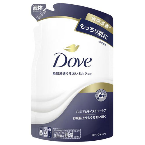 ユニリーバ ダヴ ボディソープ プレミアムモイスチャーケア ボディウォッシュ 詰め替え用 330g