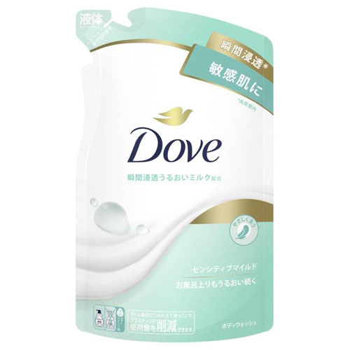 Soaps, Body Soaps - ユニリーバ ダヴ ボディソープ センシティブマイルド ボディウォッシュ 詰め替え用 330g