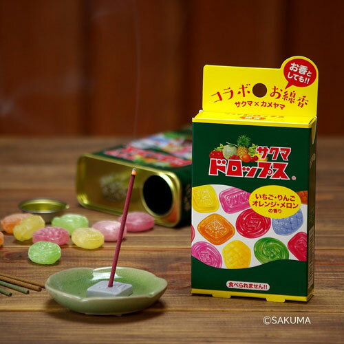 incense Sticks - カメヤマ コラボ線香 サクマドロップスの香り