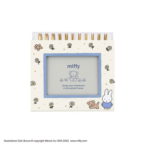 ナカバヤシ フレームケースアルバム ディック・ブルーナ/ミッフィー ホワイト A-FTPC-208-2