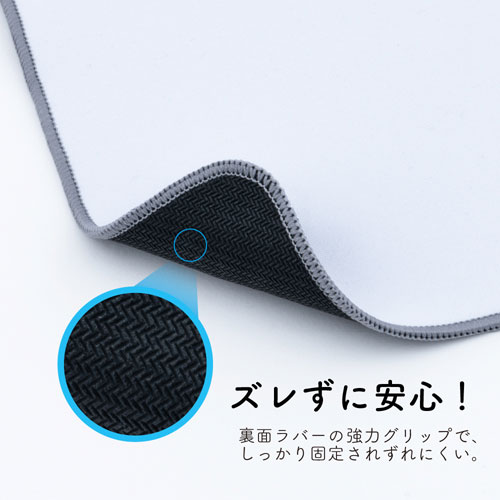 ナカバヤシ Digio2 海洋プラスチックマウスパッド ブラック MUP-940-BK