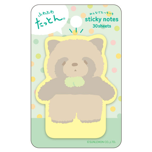 -------------------------------------------------------------- 画像はイメージです。 ※ PC環境により実際の色味や質感と異なって表示される場合がございます。 ※ 部品・パーツなどの一部の商品では本体の商品画像を使用しております。 ※ 製品の仕様・画像・パッケージは、メーカー側から予告なく変更される場合があります。 -------------------------------------------------------------- 足元を折ればぬいぐるみと同じように立つ付箋。■ 54mm×69mm/30枚■ SNSでも話題！おっとり癒し系ぬいぐるみ「ふわふわたっとん」足元を折ればぬいぐるみと同じように、立つことができる付箋。■ デスクやノートのデコレーションに、幅広く使えます。■ 自立式の台紙だからそのままでも可愛く飾れます。【仕様】サイズ：約W60xH95×D1mm重量：約10g本体：上質紙84.3g/m2 30枚本体サイズ：ヨコ60mm×タテ95mm付箋サイズ：ヨコ54mm×69mm生産国：日本 【メーカー・ブランド】 ナカバヤシ / なかばやし / NAKABAYASHI 【#76】　