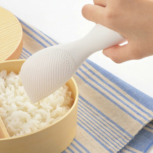 曙産業 まいにち使いたい 立つお弁当しゃもじ レッド CH-2131