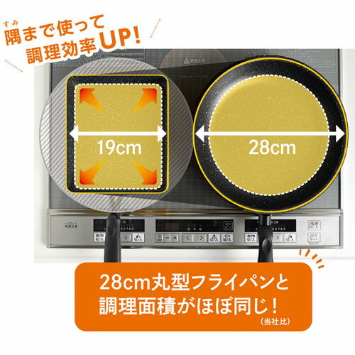 カクセー IH対応 ダンデライパン スクエア ...の紹介画像3