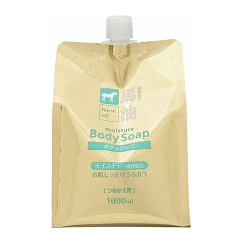 熊野油脂 馬油 ボディソープ つめかえ用 1000ml
