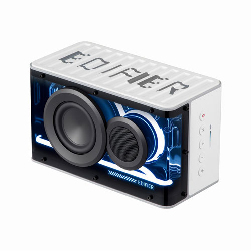 Edifier製 ポータブル Bluetooth スピーカー QD25 ホワイト Bluetooth USB-C 25W ED-QD25-WH 日本正規代理店製品