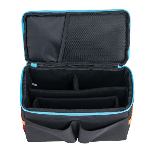 Webbyのナカバヤシ SWITCH2用 ぜんぶ収納ボックス 厚手クッションタイプ ブラックマルチ SZC-SW203-BKM｜アングル3