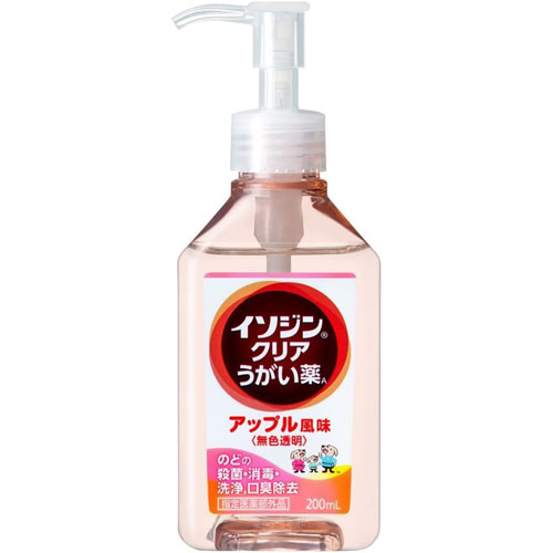 -------------------------------------------------------------- 画像はイメージです。 ※ PC環境により実際の色味や質感と異なって表示される場合がございます。 ※ 部品・パーツなどの一部の商品では本体の商品画像を使用しております。 ※ 製品の仕様・画像・パッケージは、メーカー側から予告なく変更される場合があります。 -------------------------------------------------------------- 殺菌成分配合でのどや口腔内を殺菌・消毒・洗浄。家族で使いやすいアップル風味　　　●イソジンブランドのセチルピリジニウム塩化物水和物配合でうすめるタイプのうがい薬●家族で使いやすいアップル風味●お水のワンプッシュ200回分●口臭の除去にも使える■表示成分/全成分セチルピリジニウム塩化物水和物…250mg、グリチルリチン酸二カリウム…250mg添加物としてエタノール、l‐メントール、サッカリンナトリウム水和物、pH調整剤、香料を含有しています。■使用方法1回約 1mLを約 50mLの水にうすめてがいしください。 1日数回行ってください。定められた用法・用量を厳守してください。小児に使用させる場合には, 保護者の指導監督のもとに使用させてください。本剤はうがい用のみに使用し, 内服はしないでください。本剤は使用するときにうすめて, 早めに使用してください。■使用上の注意次の人は使用前に医師, 薬剤師または登録販売者にご相談ください。（1）医師の治療を受けている人（2）次の症状のある人 口内のひどいただれ次の場合は, 直ちに使用を中止し, この説明文書を持って医師, 薬剤師または登録販売者にご相談ください。（1）使用後, 口に刺激感の症状があらわれた場合（2）5〜6日間使用しても症状がよくならない場合■原産国日本 【発売元、製造元、輸入元又は販売元】シオノギヘルスケア 商品区分：医薬部外品広告文責：ナチュラルウェブ株式会社TEL：03-6423-0750※パッケージ・内容等予告なく変更する場合がございます。 【メーカー・ブランド】 しおのぎ / SHIONOGI 【#194】　