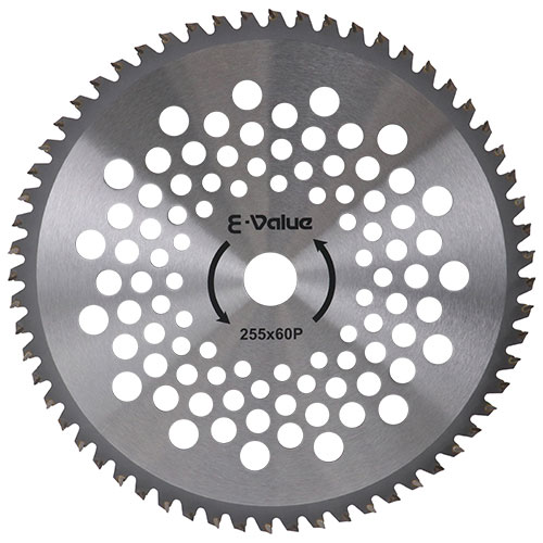 E-Value 山林用チップソー 255mm x 60P