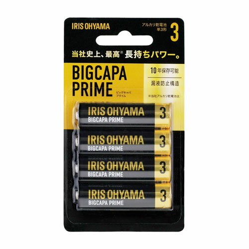 BIGCAPA PRIME �A���J�����d�r �P3�` 4�{�p�b�N LR6BP/4B