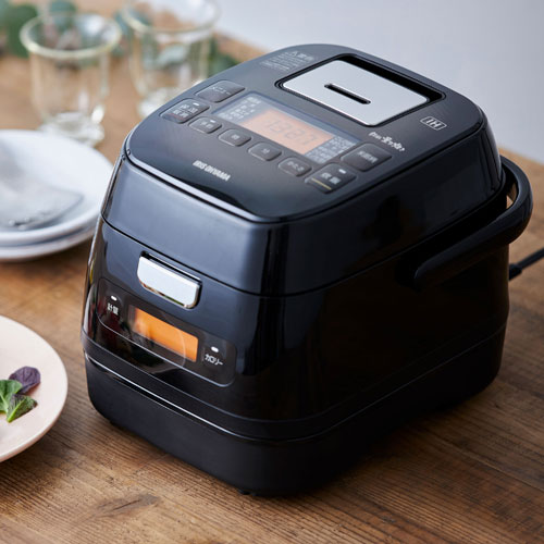 厨房家电 - アイリスオーヤマ 銘柄量り炊き IHジャー炊飯器 3合（分離式） RC-IM30-B ブラック