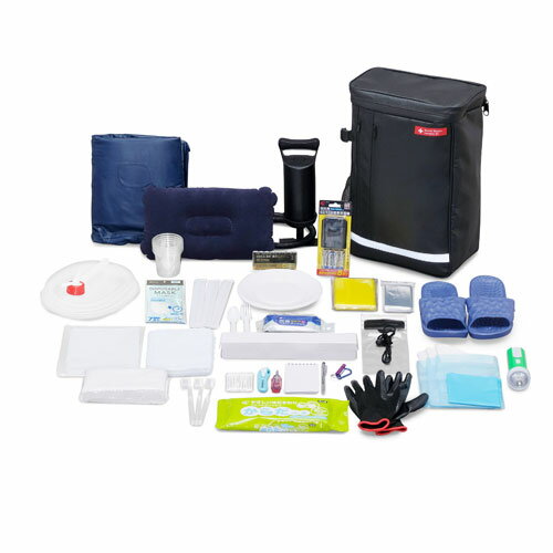 アイリスオーヤマ 防災セット 1人用31点 BS1-31 ブラック