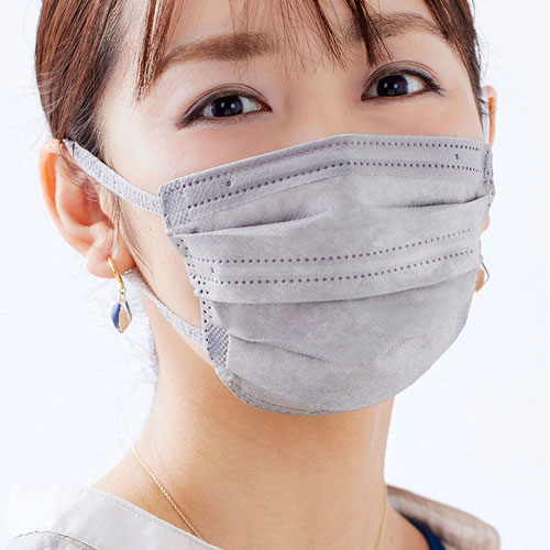乐天商城 - アイリスオーヤマ 美フィットマスク ふつう 7枚入 PK-B7MXH ニュアンスグレー