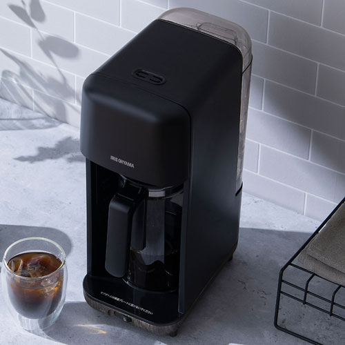 アイリスオーヤマ ドリップ式コーヒーメーカー CMS-0800-B ブラック