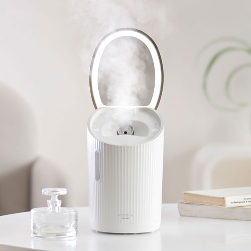 アイリスオーヤマ フェイススチーマー FST-101-W ホワイト