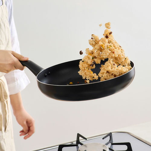 アイリスオーヤマ ダイヤモンドコートフライパンガス火専用 28cm VDG-F28 ブラックメタリック