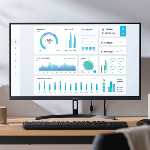 アイリスオーヤマ 小型ディスプレイ 27インチ DT-JF275S-B ブラック