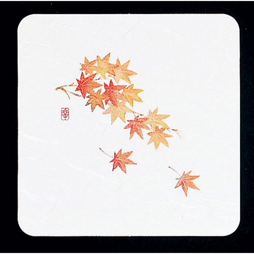 Rakuten - アーテック 和風コースター 角 50枚入 WCO-K7N もみじ