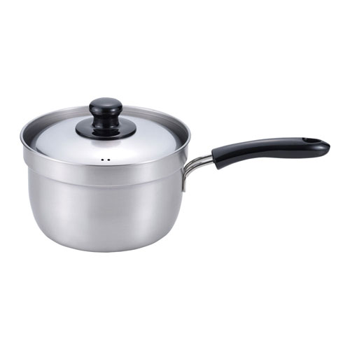 Pans - 和平フレイズ 燕三 IHふきこぼれにくい片手鍋 18cm EM-007