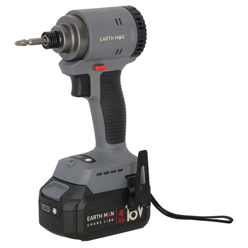 EARTH MAN Share Link 18V充電式ブラシレスインパクトドライバー SL-BIDR180-AS