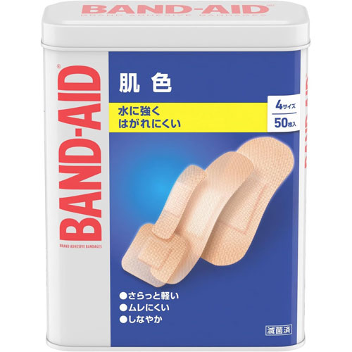 -------------------------------------------------------------- 画像はイメージです。 ※ PC環境により実際の色味や質感と異なって表示される場合がございます。 ※ 部品・パーツなどの一部の商品では本体の商品画像を使用しております。 ※ 製品の仕様・画像・パッケージは、メーカー側から予告なく変更される場合があります。 -------------------------------------------------------------- 貼り心地が良く、端からはがれにくい「オーバル形」を採用。●ユニークなカタチがパッド部分(創傷部分)にかかるストレスを軽減します。●また、テープの端が丸くなったことではがれにくい。●すべてのバンドエイドは滅菌済です。●4サイズ…M22枚、ワイド5枚、パッチ5枚、SS18枚■使用方法日常の色んなキズに【使用上の注意】創傷面を清潔にし、パッド部分をあててテープで固定してください。1日1〜2回は貼りかえるようにしてください。パッド部分が汚れたり水にぬれたときは、新しいものに貼りかえ、傷口を清潔に保ってください。皮膚刺激の原因になることがあるので、テープを同じところに繰り返し貼らないでください。使用後はがすときは、患部やまわりの皮膚を痛めないようにゆっくりとはがしてください。本品の使用により、発疹、発赤、かゆみ、かぶれ等の症状があらわれた場合には、使用を中止し、医師または薬剤師にご相談ください。直射日光を避け、小児の手の届かない所に保管してください。テープの包装が開封・破損されない限り、滅菌効果が保たれます。個包装紙の糊には、天然ゴムラテックスを使用しています。ラテックスアレルギーの方はご注意ください。■原産国中国 【発売元、製造元、輸入元又は販売元】JNTLコンシューマーヘルス 商品区分：一般医療機器広告文責：ナチュラルウェブ株式会社TEL：03-6423-0750※パッケージ・内容等予告なく変更する場合がございます。 【メーカー・ブランド】 JNTLコンシューマーヘルス 【#194】　