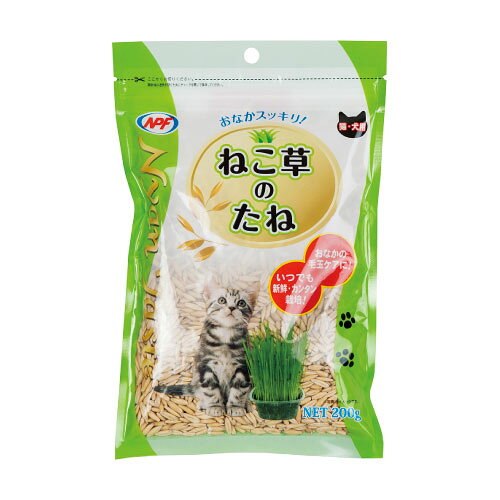-------------------------------------------------------------- 画像はイメージです。 ※ PC環境により実際の色味や質感と異なって表示される場合がございます。 ※ 部品・パーツなどの一部の商品では本体の商品画像を使用しております。 ※ 製品の仕様・画像・パッケージは、メーカー側から予告なく変更される場合があります。 -------------------------------------------------------------- ▲商品の特性上、基本的にご返品を承ることが出来ません。何卒ご了承ください。（返品・キャンセル不可） 手軽で栽培がカンタン！愛犬にも使用できます。毛づくろいで飲み込んだ毛玉を吐き出すための草のたねです。■原材料・材質オーツ麦■原産国カナダ 【発売元、製造元、輸入元又は販売元】ナチュラルペットフーズ株式会社 こちらの商品は、ペット用の商品です。広告文責：ナチュラルウェブ株式会社TEL：03-6423-0750※パッケージ・内容等予告なく変更する場合がございます。 【メーカー・ブランド】 naturalpetfoods / NPF / なちゅらるぺっとふーず 【#119】　