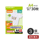 まとめ買い エレコム ELECOM アイロンプリントペーパー 白生地用 A4・10枚 EJP-WPN3 3個セット☆★