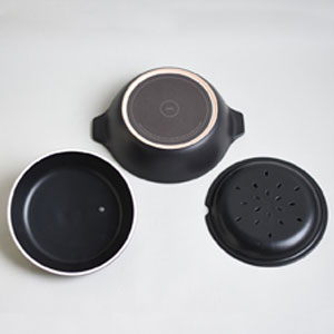 【あす楽】【送料無料】【水切りレードルプレゼント中】キントーKINTOKAKOMIIH土鍋2.5Lブラック25193