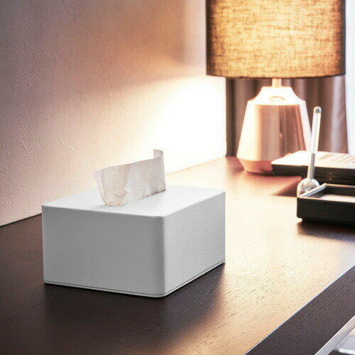 山崎実業 ハーフティッシュボックス タワー tower ホワイト 4217 [2]