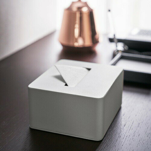 山崎実業 ハーフティッシュボックス タワー tower ホワイト 4217 [3]